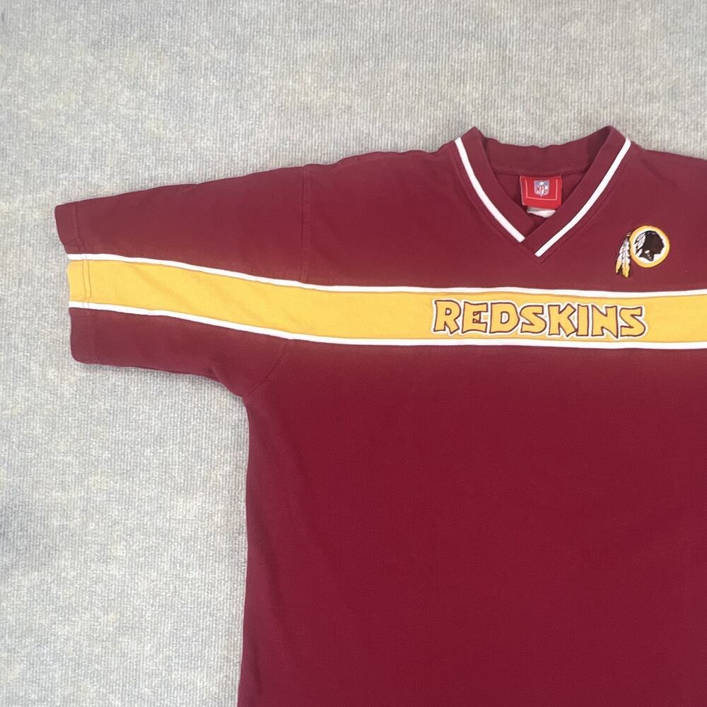 Vintage NFL Washington Redskins V-Neck S/S Shirt Size Large